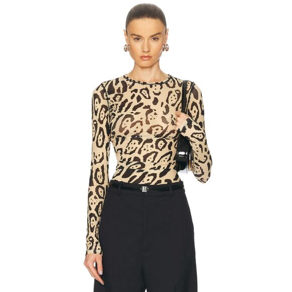 Sportmax Bis Top in Camel Long Sleeve - Picture 1 of 4